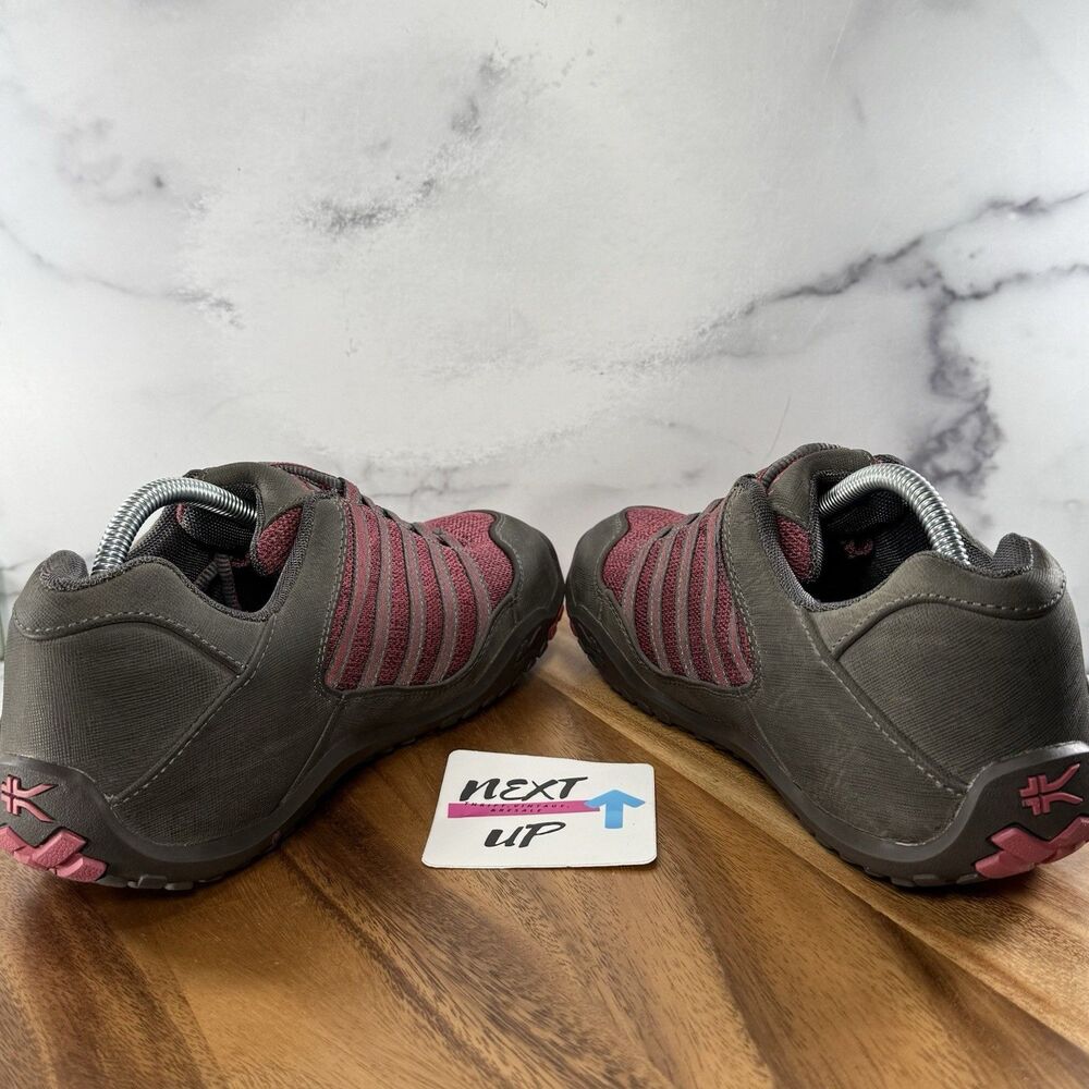Women's Size 11-Kuru Chicane Trail Hiking Walking Shoes Gray Pink Sneakers - Picture 5 of 9